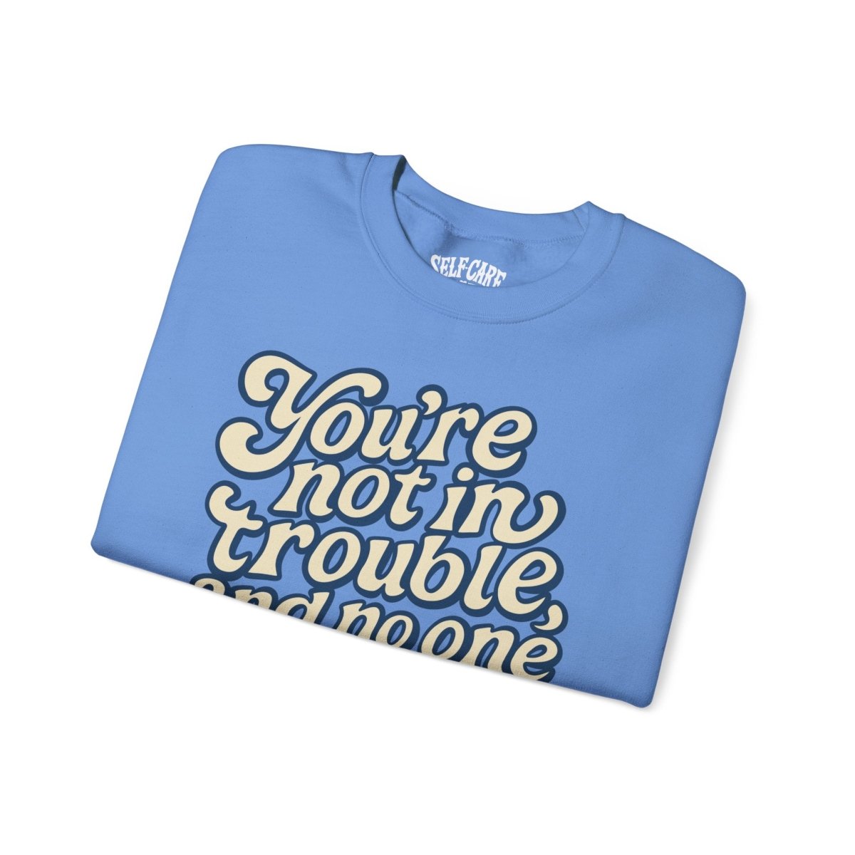 You're Not in Trouble And No One Is Mad at You Sweatshirt