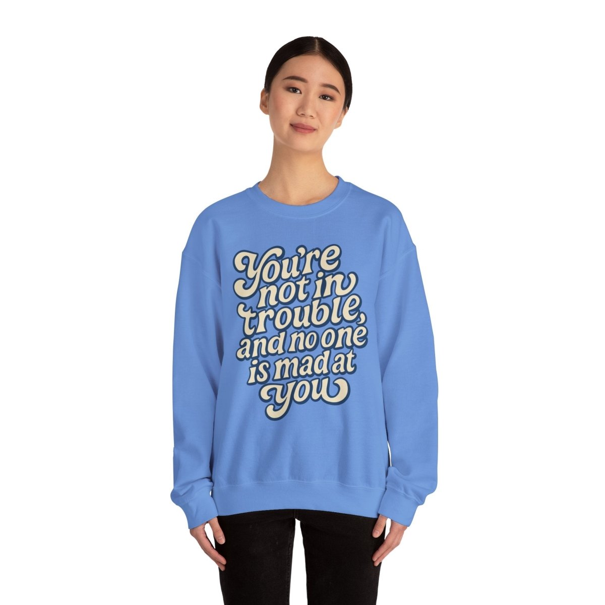 You're Not in Trouble And No One Is Mad at You Sweatshirt